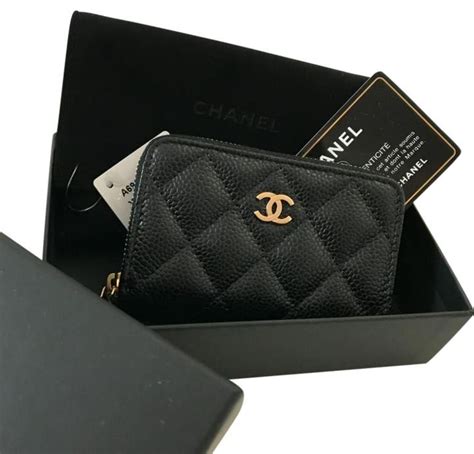 chanel card holder price in france|Chanel card holder zip around.